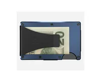 The Ridge Aluminum Alpine Navy: Money Clip Wallet