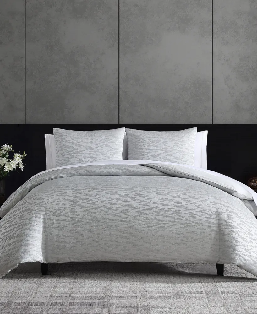 Vera Wang Illusion 3 Piece Duvet Cover Set