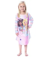 Barbie Girls Mattel Raglan Nightgown Pajama With Best Friend Unicorn