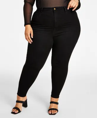 Nina Parker Trendy Plus Size High-Rise Skinny Jeans