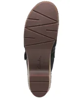 Clarks Women's Paizlee Nora Slip-On Buckled Platform Clogs