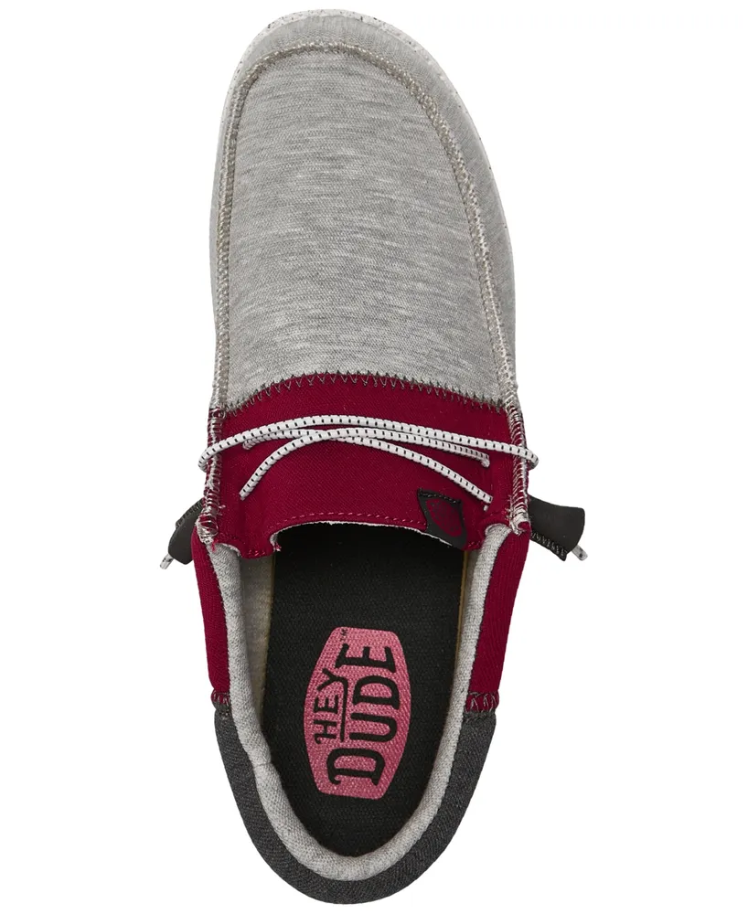 Hey Dude Men's Wally Tri Varsity Casual Moccasin Sneakers from Finish Line