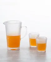 Fortessa Malcolm Clear Pitcher 50.7 oz, Dof (double old fashioned) 11.5 oz, Set of 7