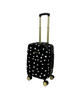 Jenni Chan Polka Dot 3-Piece Hardside Spinner Set