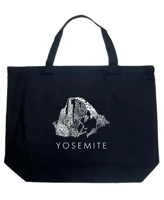 Yosemite - Large Word Art Tote Bag