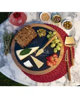 Disney 100 Insignia Acacia and Slate Charcuterie Board with Cheese Tools