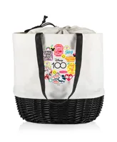 Disney 100 Coronado Canvas and Willow Basket Bag