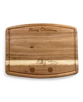 Disney's Mickey Mouse Christmas Ovale Acacia Cutting Board
