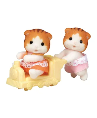 Calico Critters Maple Cat Twins Figure Set