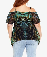 City Chic Women's Super Palm Top