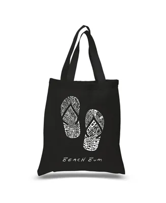 Beach Bum - Small Word Art Tote Bag