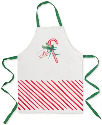 Lenox Mr. & Mrs. 2 Piece Candy Cane Apron Set