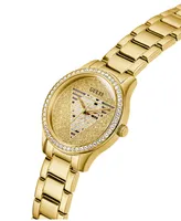 Guess Women's Analog Gold-Tone Stainless Steel Watch 38mm