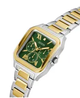 Guess Men's Multi-Function Two-Tone Stainless Steel Watch 42mm - Two