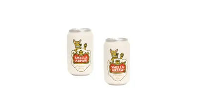 Silly Squeaker Beer Can Smella Arpaw, 2-Pack Dog Toys