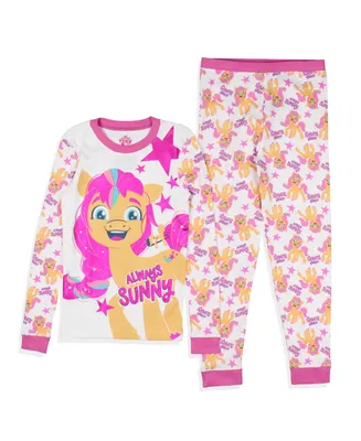 My Little Pony: A New Generation Girls' Sunny Starscout Kids Sleep Pajama Set