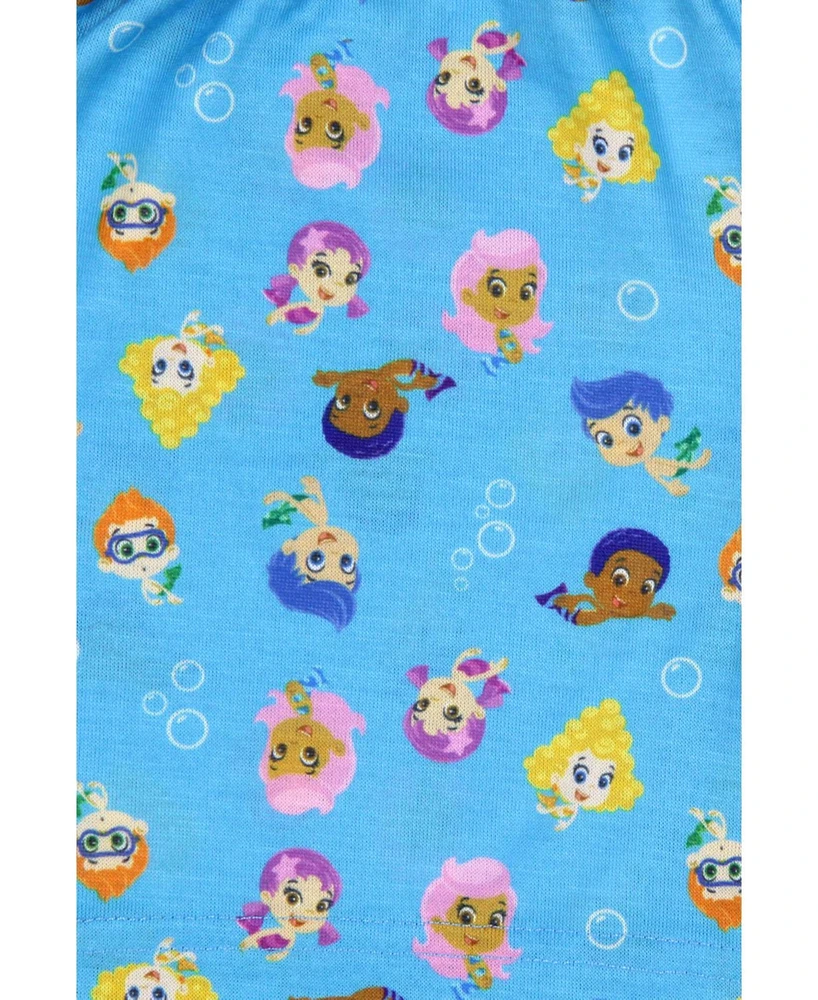 Bubble Guppies Toddler Boys Nickelodeon Character Sleep Pajama Set