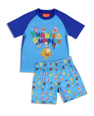 Bubble Guppies Toddler Boys Nickelodeon Character Sleep Pajama Set