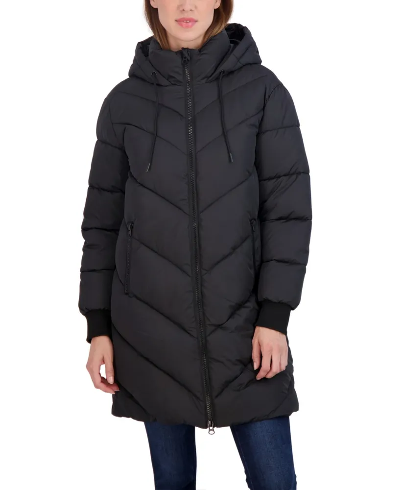 Sebby Juniors' 3/4 Puffer Jacket with Hood