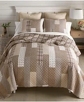 Donna Sharp Highland Plaid Reversible 3-Piece Quilt Set