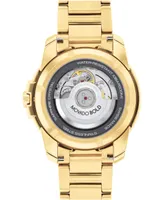 Movado Men's Bold Verso Swiss Automatic Ionic Plated Gold Steel Watch 43mm - Gold