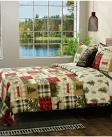 Donna Sharp Cedar Lodge Reversible -Piece Quilt Set