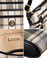 Giani Bernini Plaid North South Crossbody, Created for Macy's