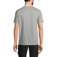 Lands' End Men's Short Sleeve Cotton Supima Tee With Pocket