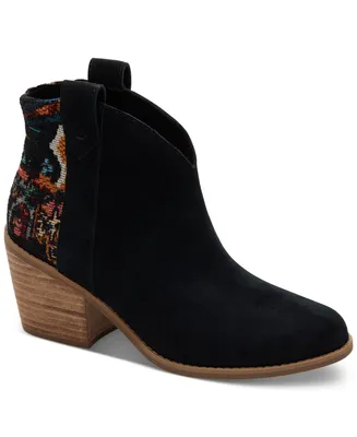 Toms Women's Constance Pull On Western Booties