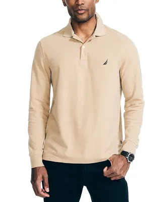 Nautica Men's Classic-Fit Long-Sleeve Polo Shirt