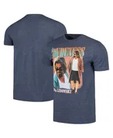 Men's Heather Navy The Big Lebowski His Dudeness Graphic T-shirt