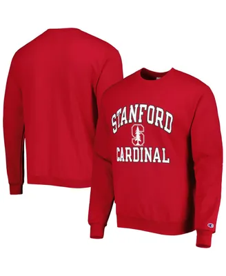 Men's Champion Cardinal Stanford High Motor Pullover Sweatshirt
