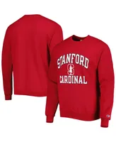 Men's Champion Cardinal Stanford Cardinal High Motor Pullover Sweatshirt