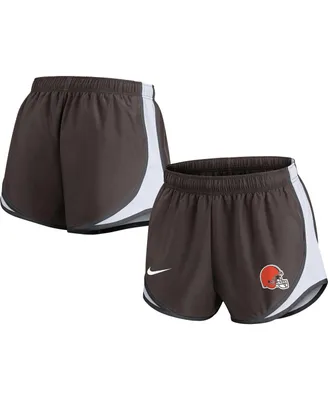 Women's Nike Brown Cleveland Browns Performance Tempo Shorts