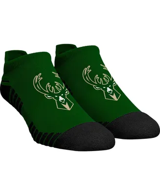 Men's and Women's Rock 'Em Socks Milwaukee Bucks Hex Ankle Socks