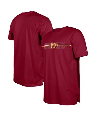 Men's New Era Burgundy Washington Commanders 2023 Nfl Training Camp T-shirt
