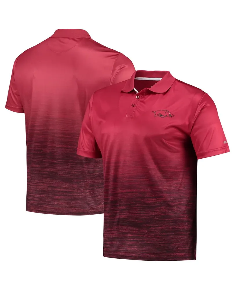 Men's Colosseum Cardinal Arkansas Razorbacks Marshall Polo Shirt