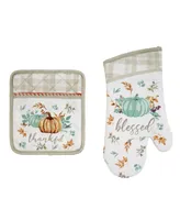 Avanti Grateful Patch 2 Pack Pot Holder, Oven Mitt