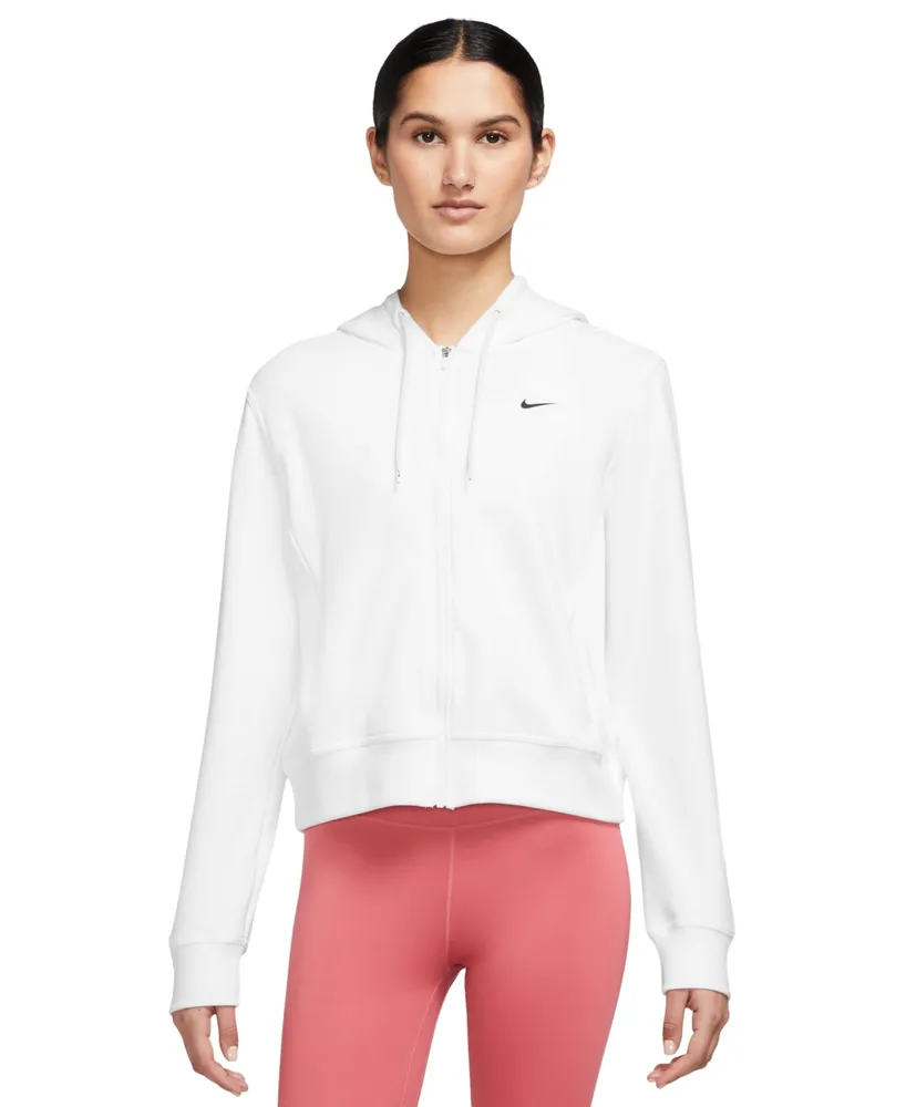 Nike Women's Dri-fit One French Terry Full-Zip Hoodie