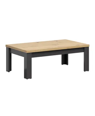 Lifestyle Solutions 43.5" W Wood Sturdy Liverpool Coffee Table