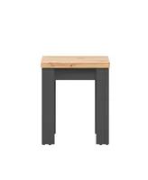 Lifestyle Solutions 17" H Wood Liverpool Tall Side Table