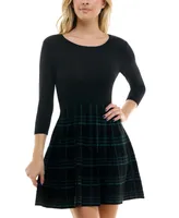 Bcx Juniors' Double-Knit Sweater Dress