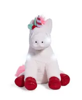 Closeout! Geoffrey's Toy Box 13" Glow Brights Toy Plush Led with Sound Unicorn, Created for Macys