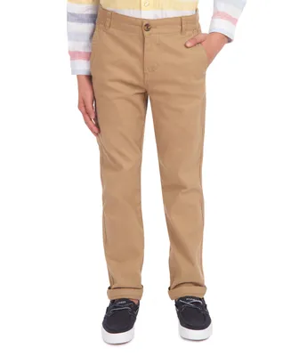Tommy Hilfiger Little Boys Flat-Front Stretch Chino Pants