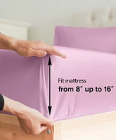 Piece Deep Pocket Microfiber (Muted, Vibrant, Heathered) Sheet Set