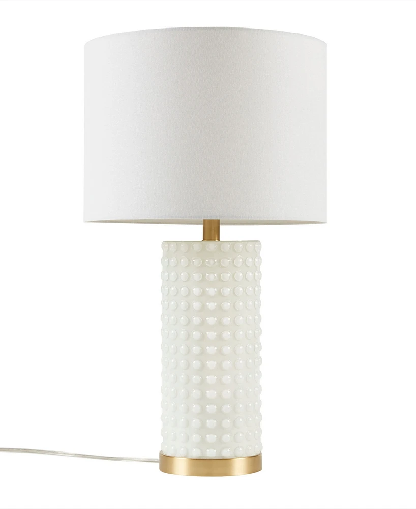 Ink+Ivy Grace Ivy Textured Dot Table Lamp