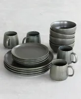 Fortessa Sound Forest 16 Piece Dinnerware Set, Service for 4