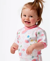 Splash About Baby Girls Happy Nappy Wetsuit with Swim Diaper