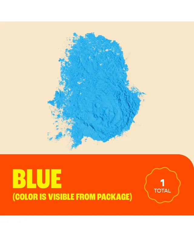 Chameleon Colors Blue Gender Reveal Powder - Easy-Open Bags of Blue Color  Chalk Powder