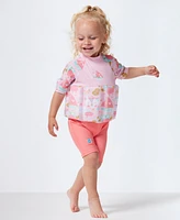 Splash About Toddler Girls Owls Printed Sleeved Floatsuit